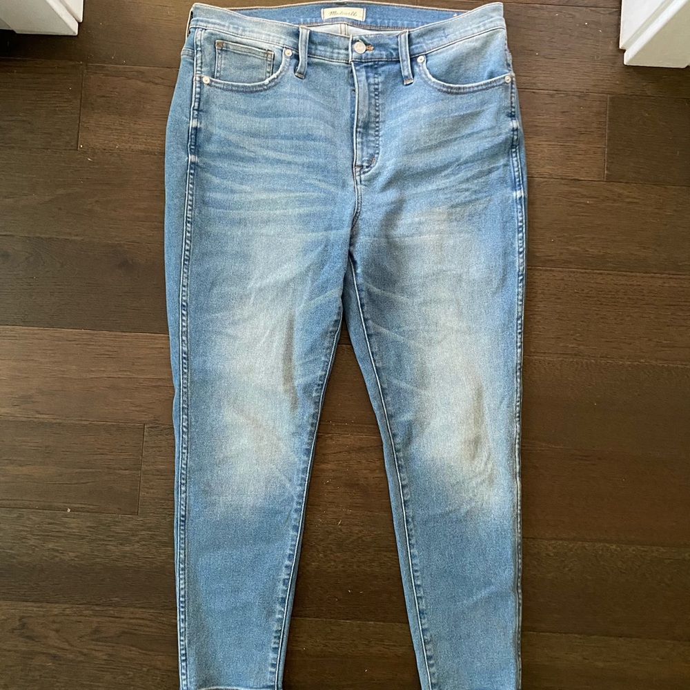 Madewell 10” skinny high crop jeans